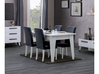 Трапезен комплект EMPOLI (бяло)